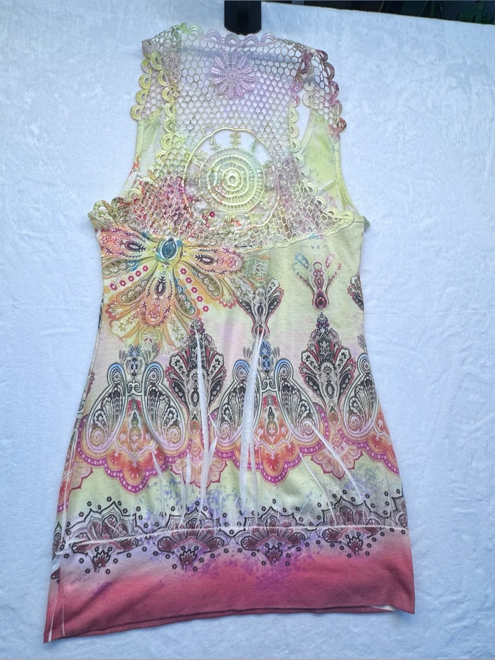 rue21 Boho Crochet Back Tank Top - Picture 6 of 8